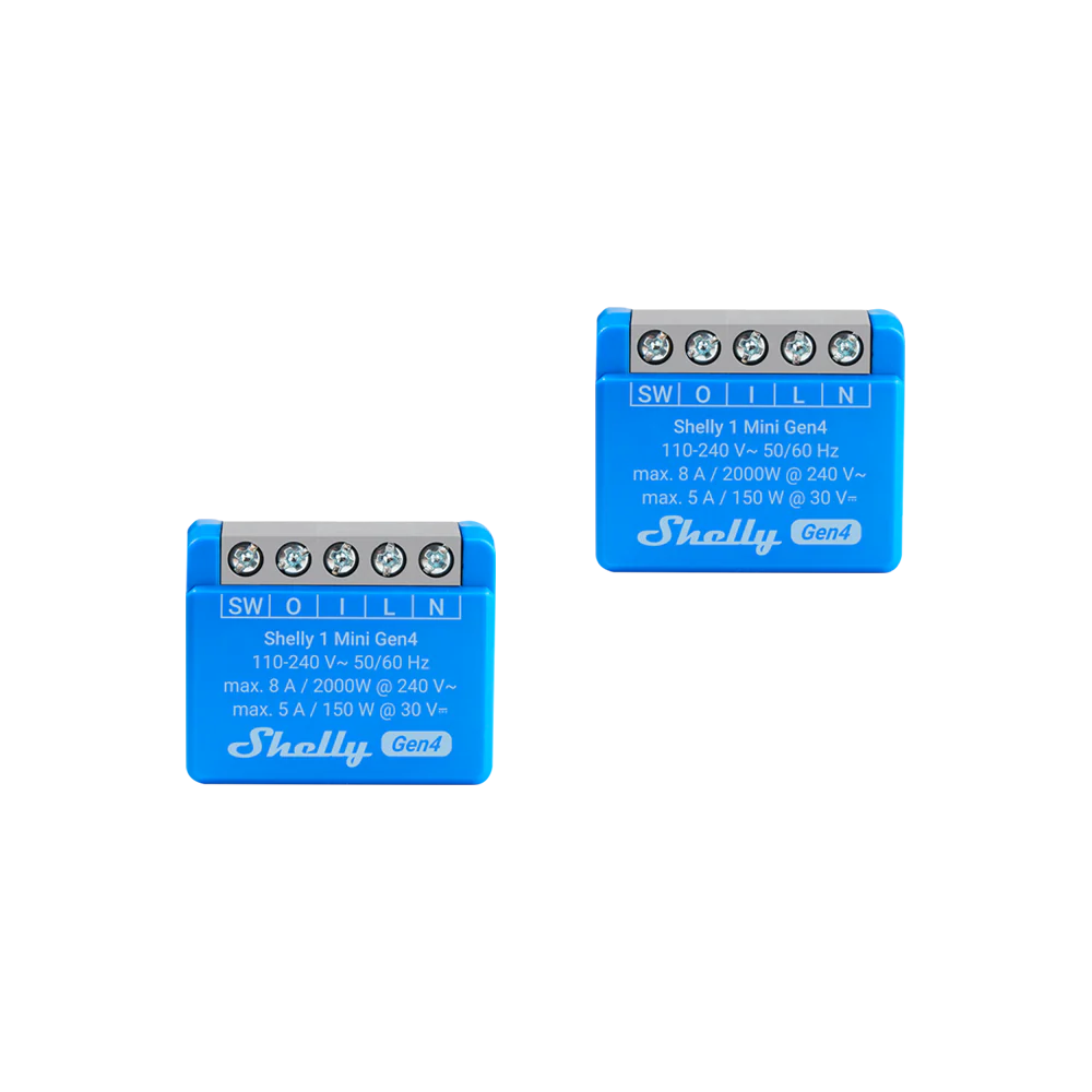 Shelly 1 Mini Gen4 Dual Pack